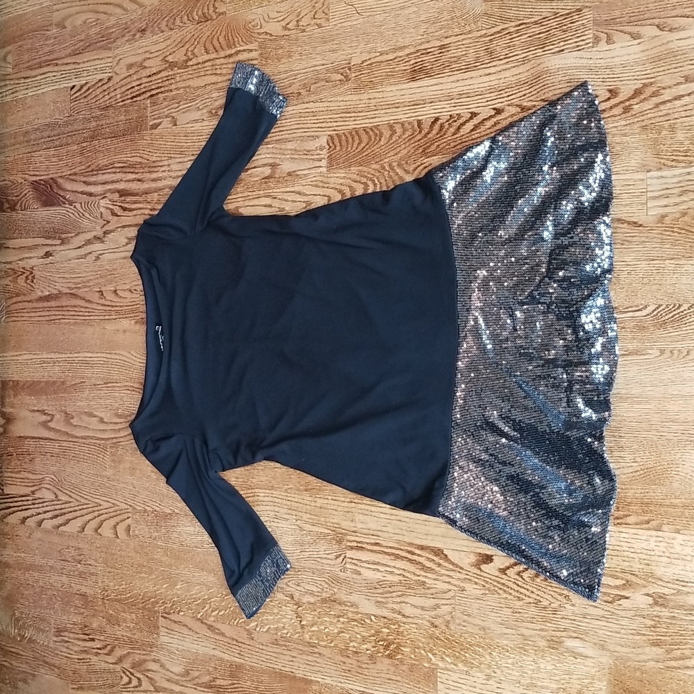 (12P) Laura Petites Sequin Dress 3/4 Length Sleeves Party Date Night Classic
